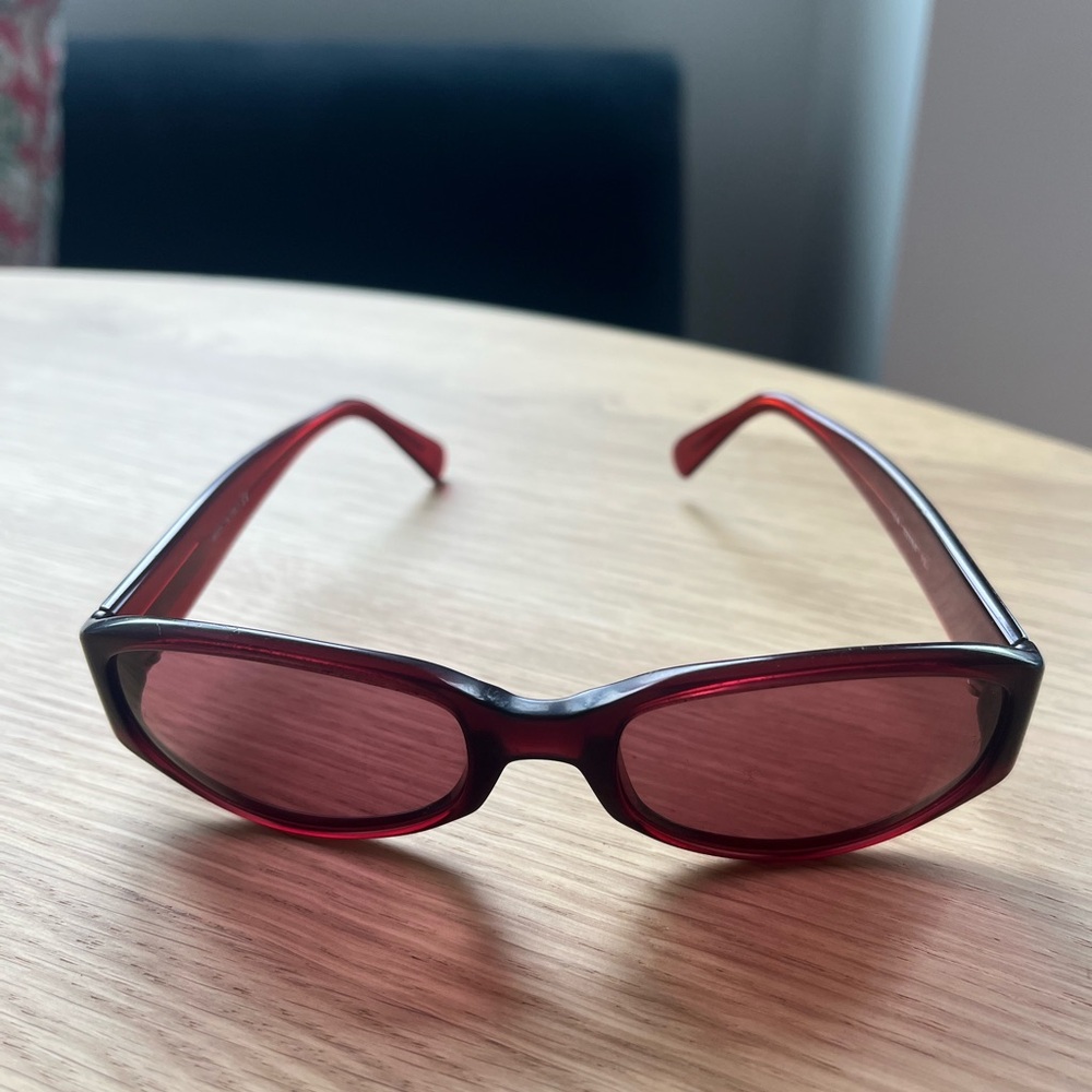 Giorgio Armani Red Sunglasses